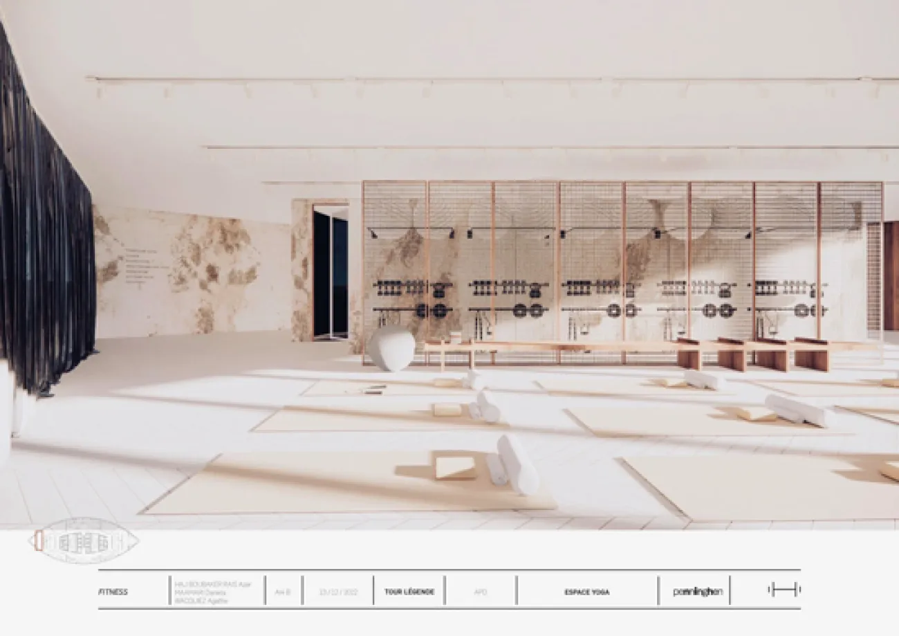 Élodie González Développe un projet d’architecture intérieure AVEC les élèves de 4e année