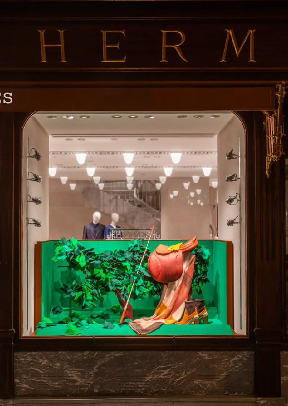 Un jardin d'automne pour Hermès