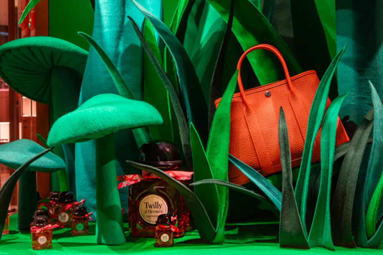 Un jardin d'automne pour Hermès